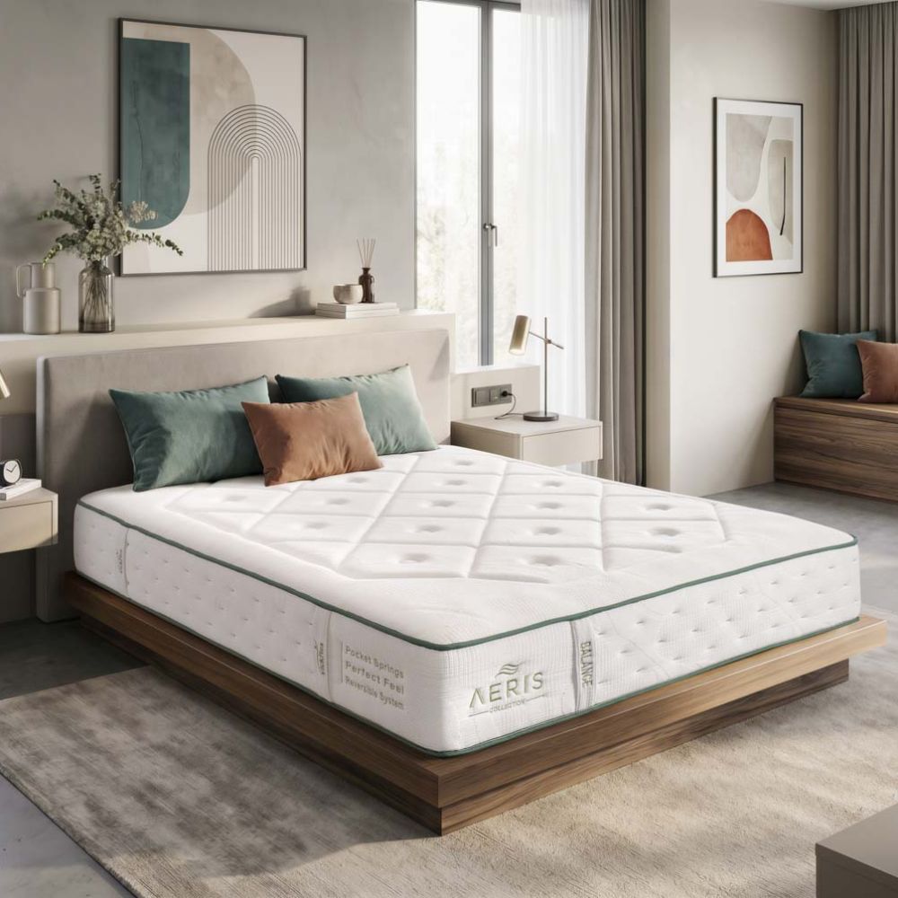 Colchón AERIS Balance en dormitorio