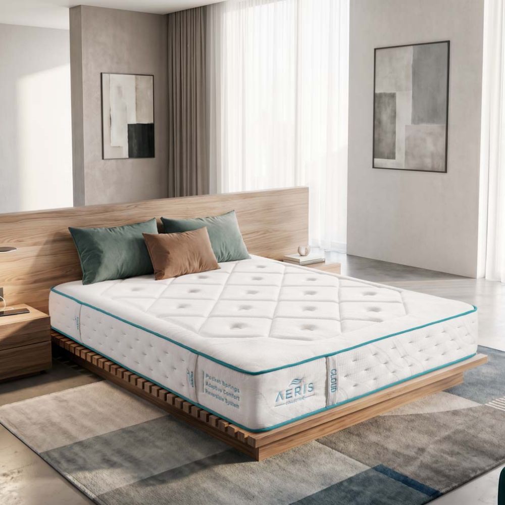 Colchón AERIS Cloud en dormitorio