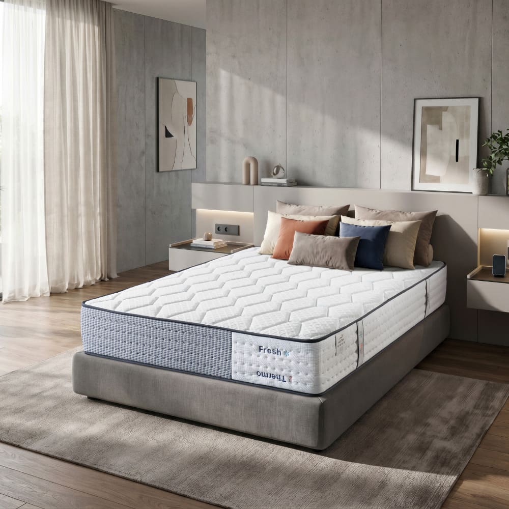 Colchón Thermo Fresh Vickflex en dormitorio